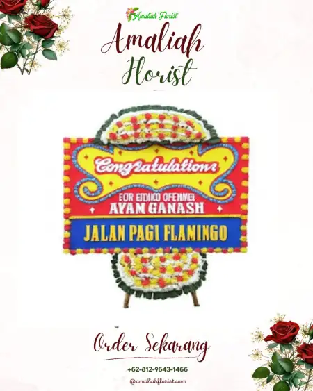 Sewa Papan Bunga Kerang